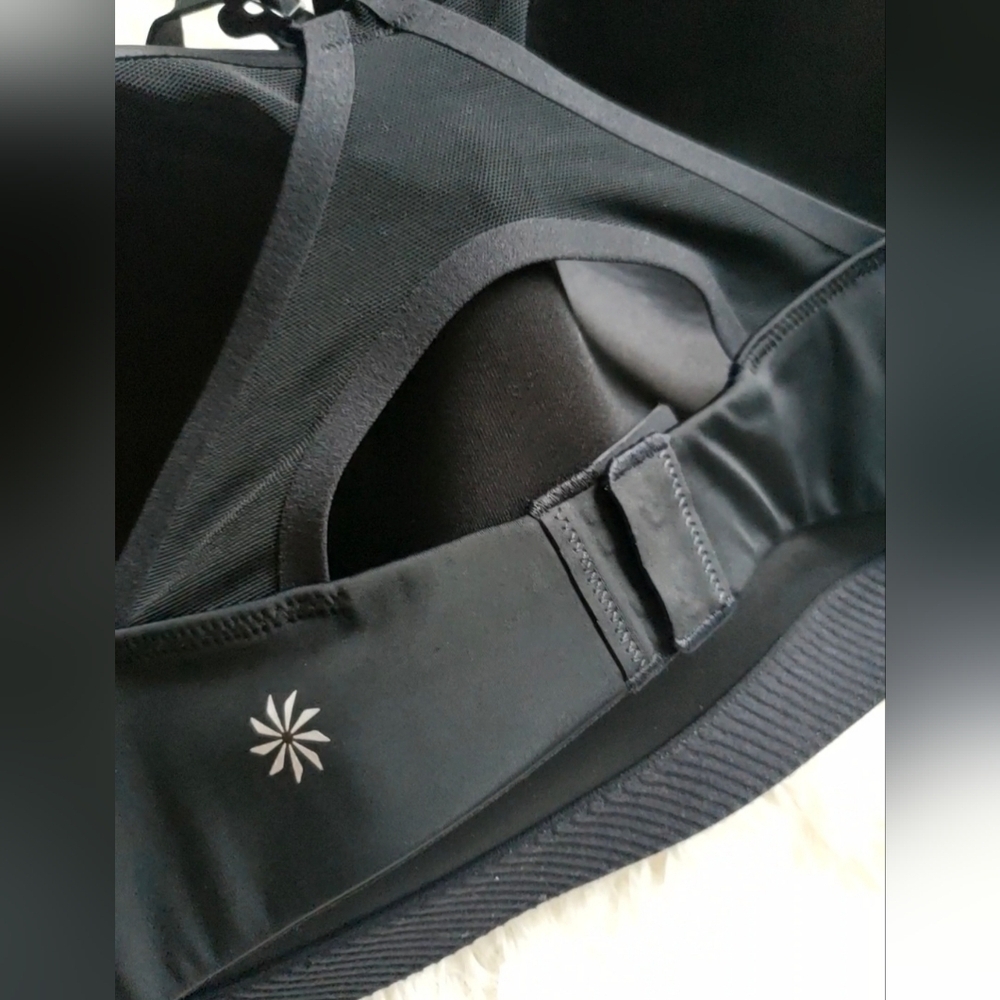 ATHLETA Advance Bra B-G Black High Impact Sports Bra Size 42B #405744 RT$69 NEW - Picture 7 of 10